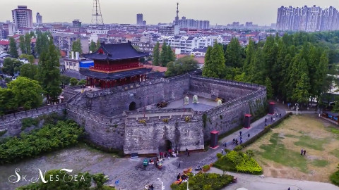 三国时期的荆州城现在长撒样?航拍荆州古城